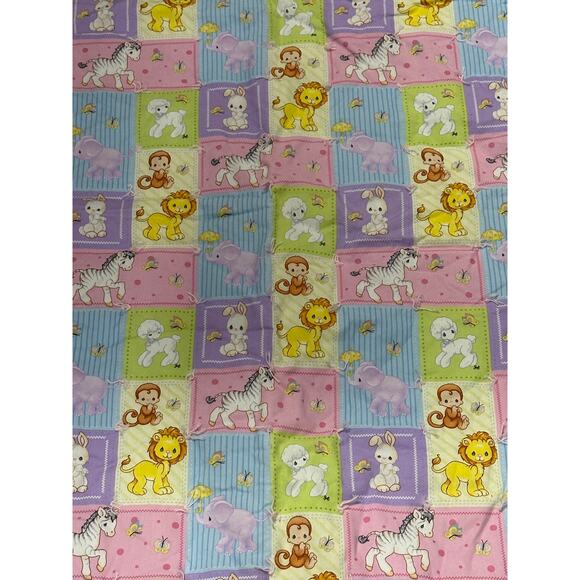 Precious Moments, Cute Animals, Baby Blanket, Nursery, Bedding, ~ 250622-WH 338 - Picture 2 of 5